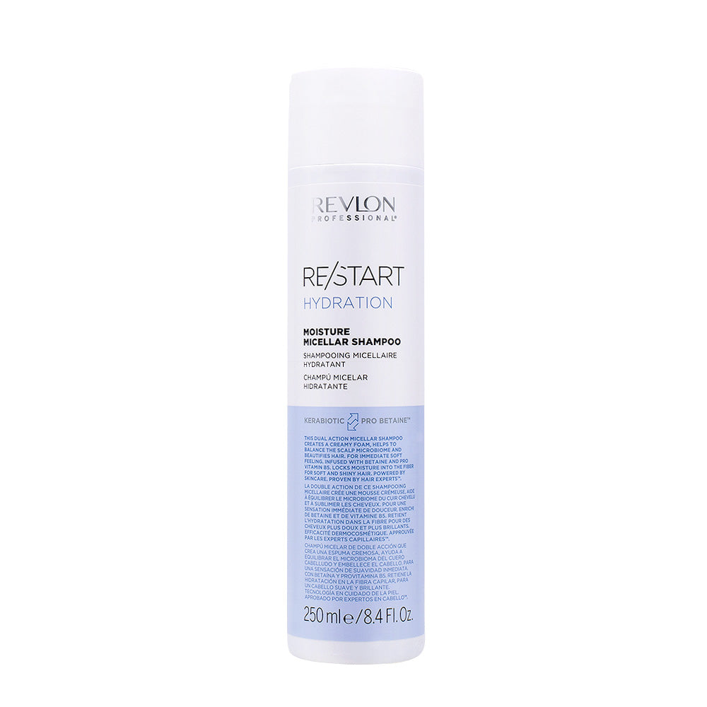 Revlon Restart Hydration Moisture Micellar Shampoo 250ml - shampoo idratante
