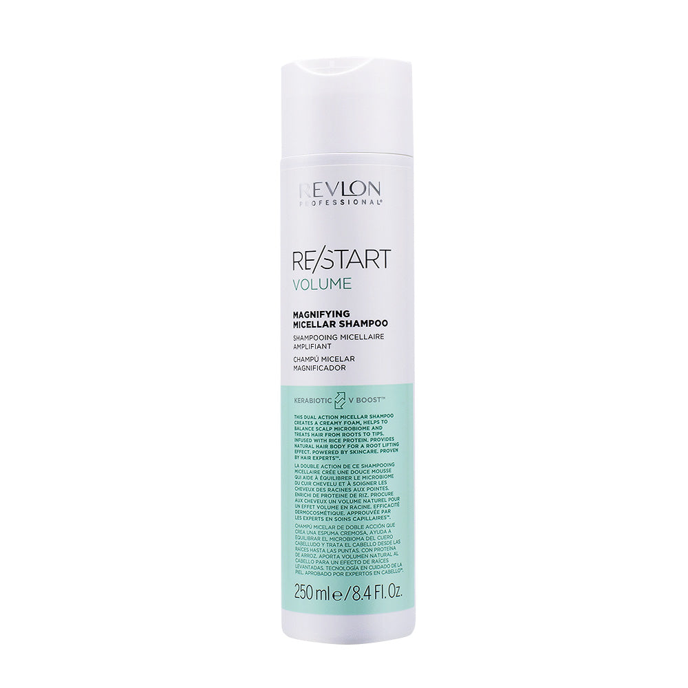 Revlon Restart Volume Magnifying Micellar Shampoo 250ml - shampoo volumizzante