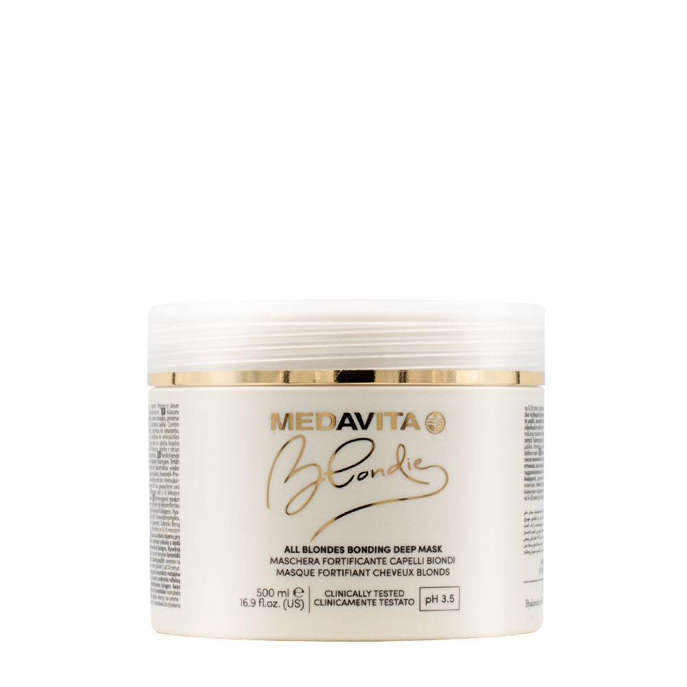 Medavita Blondie All Blondes Bonding Deep Mask 500ml - maschera rimpolpante