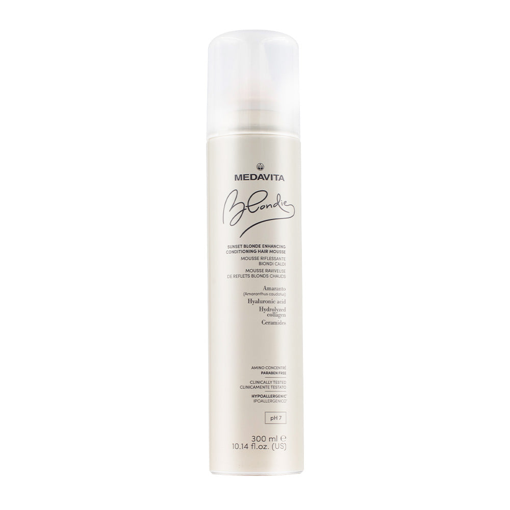 Medavita Blondie Sunset Blonde Enhancing Conditioning Hair Mousse 300ml