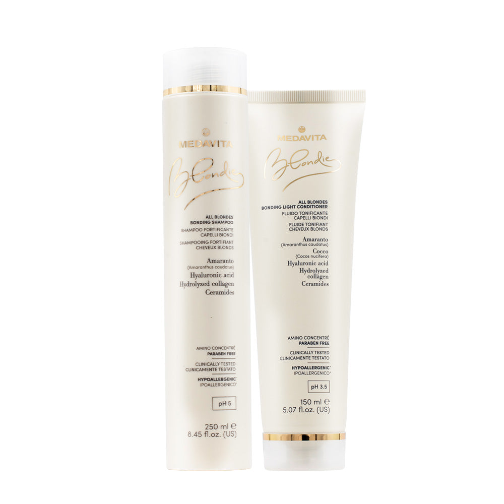 Medavita Blondie All Blondes Bonding Shampoo 250ml Light Conditioner 150ml