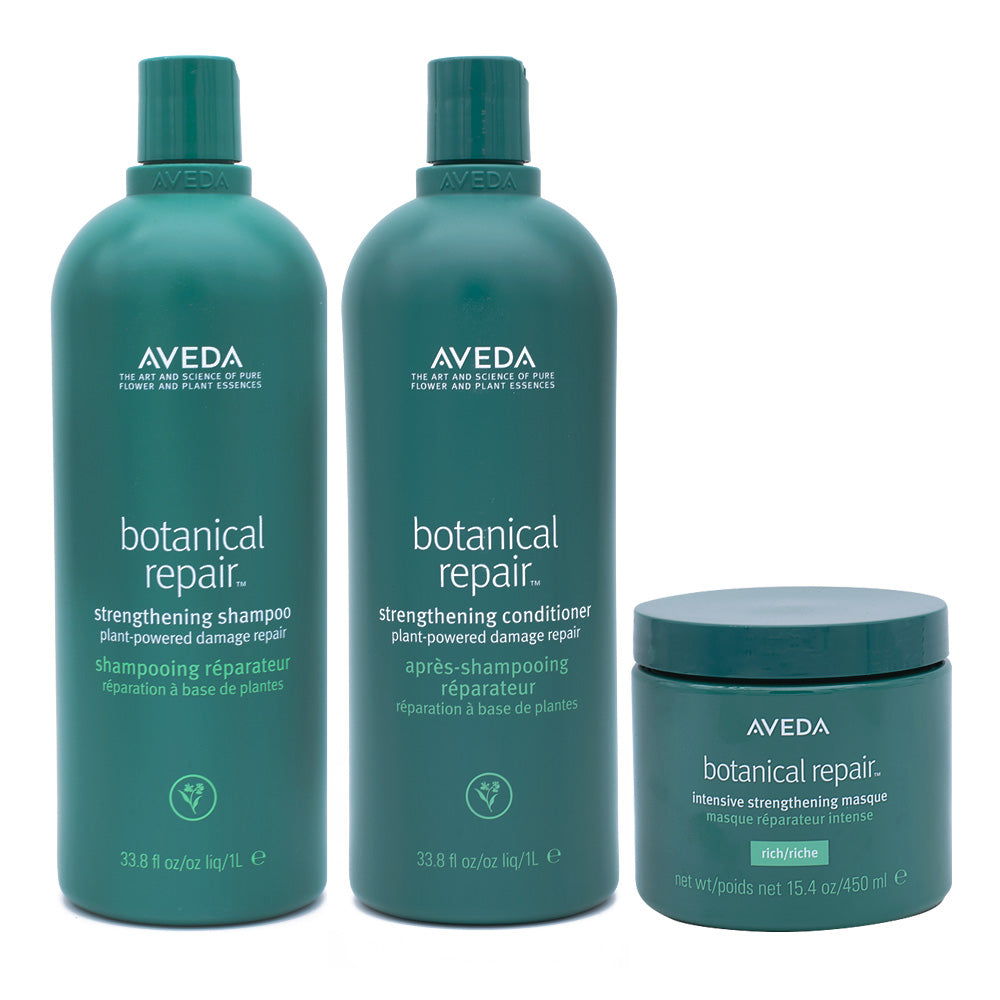 Aveda Botanical Repair Strengthening Shampoo1000ml Conditioner1000ml Masque450ml