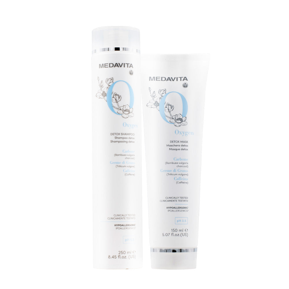 Medavita Detox Shampoo Riequilibrante Cute 250ml e Maschera 150ml