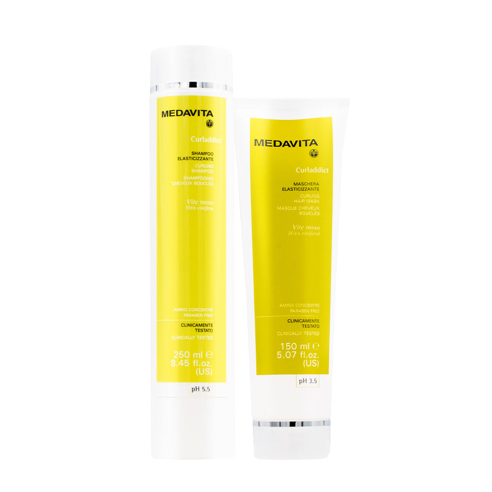 Medavita Curladdict Shampoo Capelli Ricci 250ml e Maschera 150ml