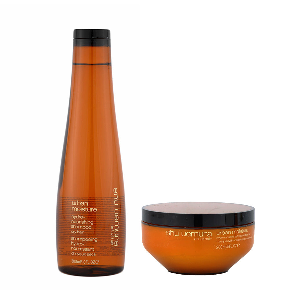 Shu Uemura Urban Moisture Hydro-Nourishing Shampoo 300ml Treatment 200ml