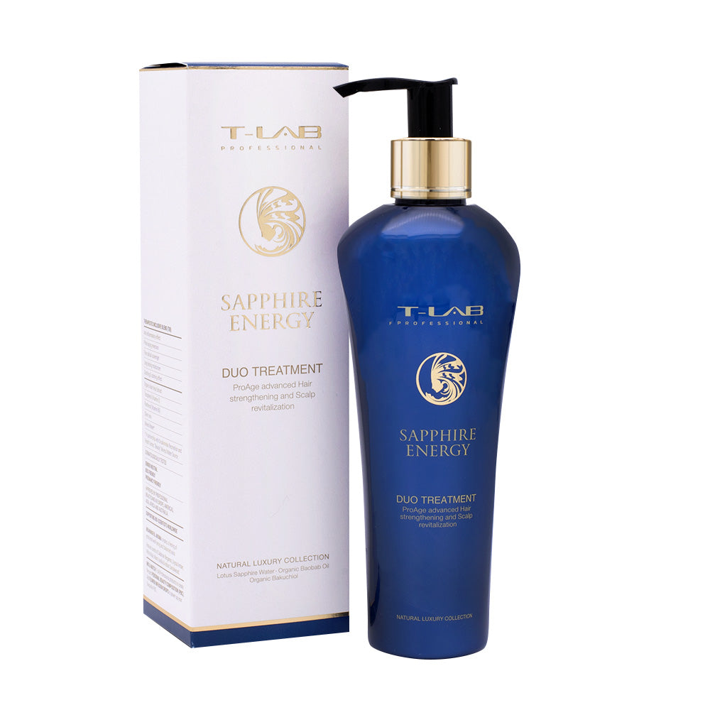 T-Lab Sapphire Energy Duo Treatment 250ml -balsamo per capelli maturi