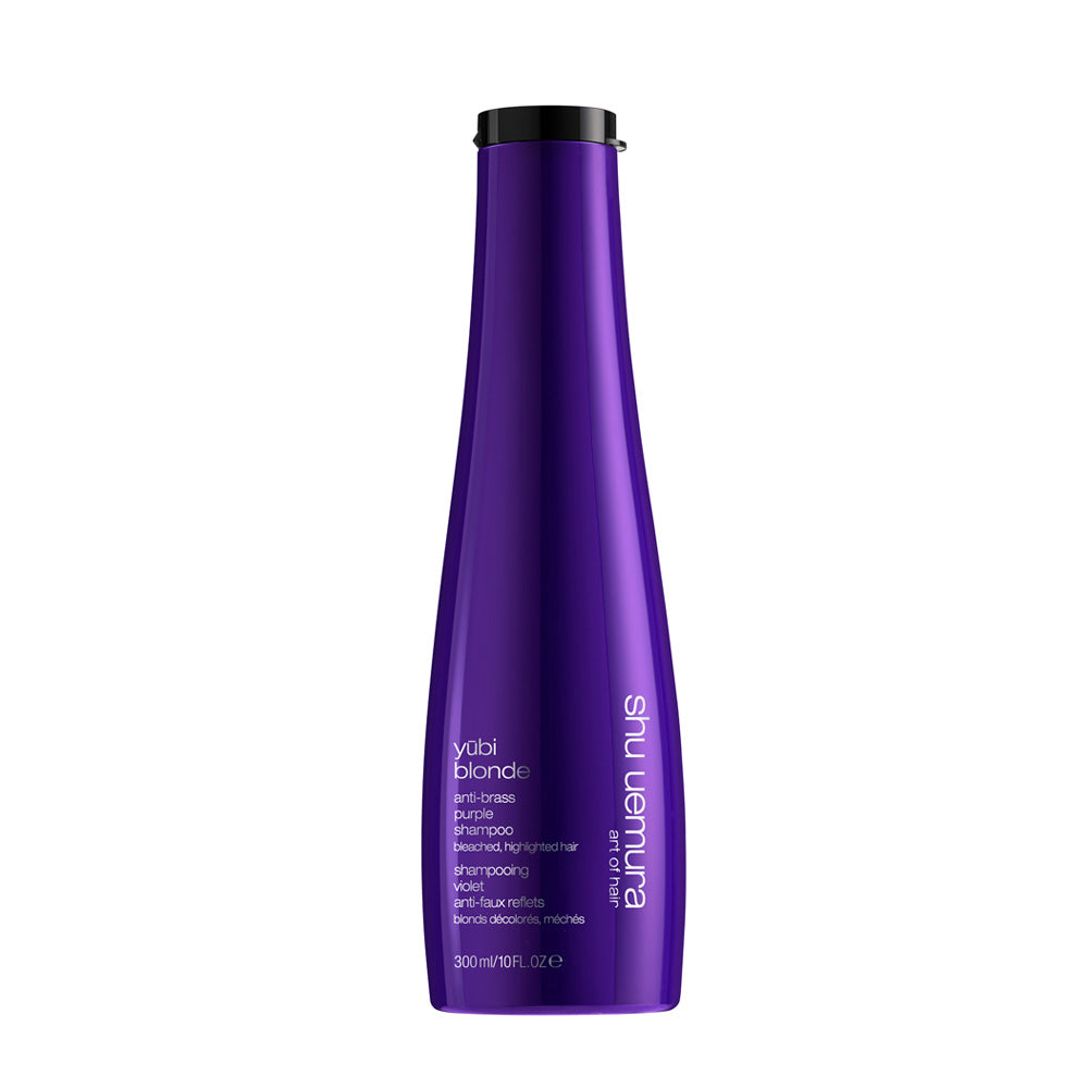 Shu Uemura Yubi Blonde Anti-Brass Purple Shampoo 300ml - shampoo antigiallo