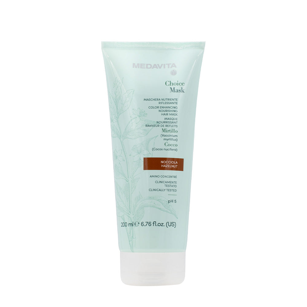 Medavita Lunghezze Choice Mask Hazelnut 200ml - maschera nutriente riflessante