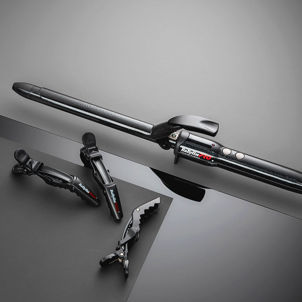 Babyliss Pro Ferro Extra Lungo in Diamond Titanium 19mm  BAB2472TDE