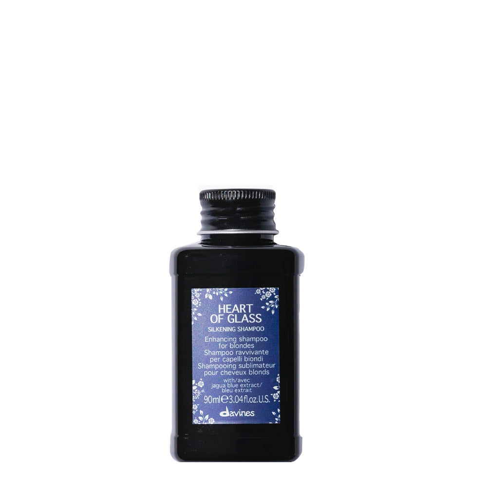 Davines Heart Of Glass Silkening Shampoo 90ml -shampoo ravvivante capelli biondi