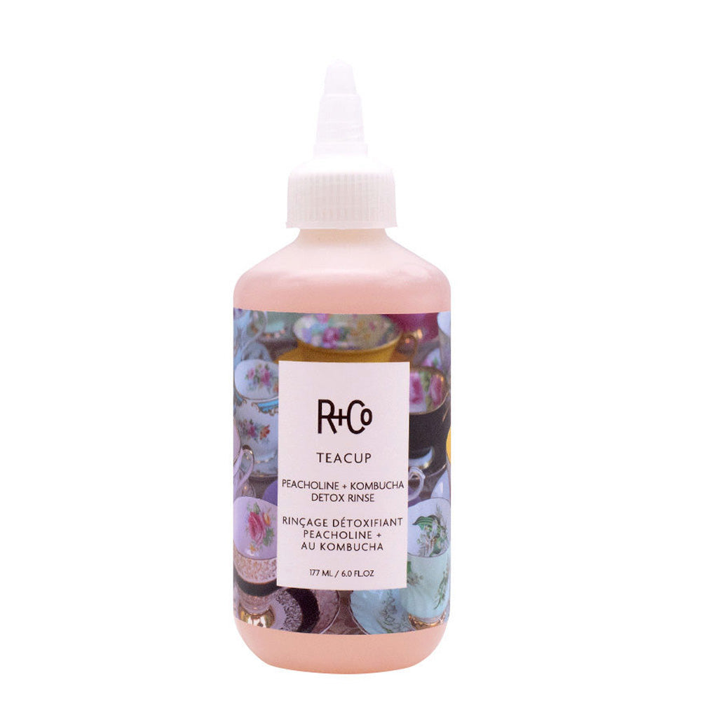R+Co Teacup Peacholine + Kombucha Rinse 177ml - detox per cute