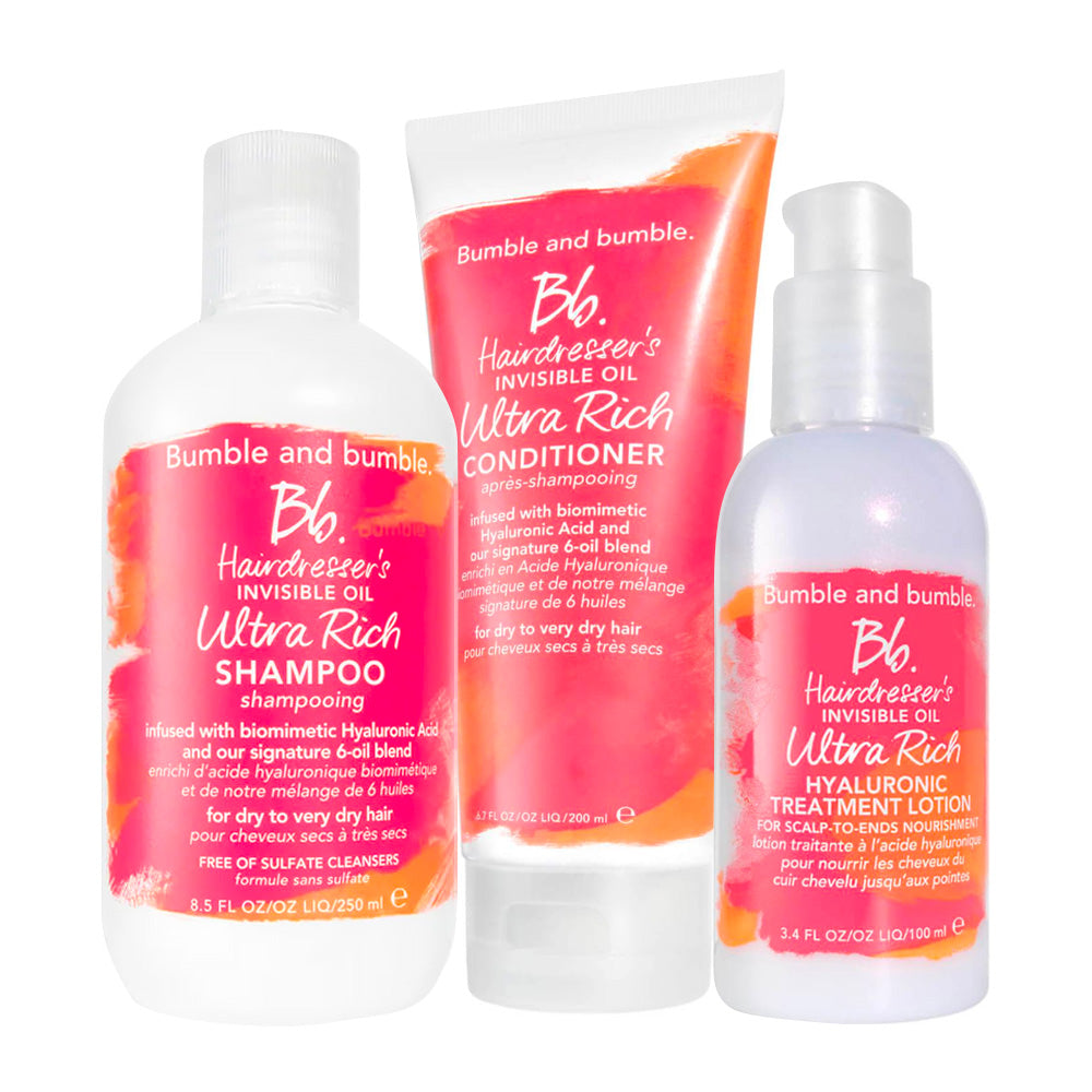 Bumble and bumble. Bb. Hairdresser's Invisible Oil Ultra Rich Trio Set