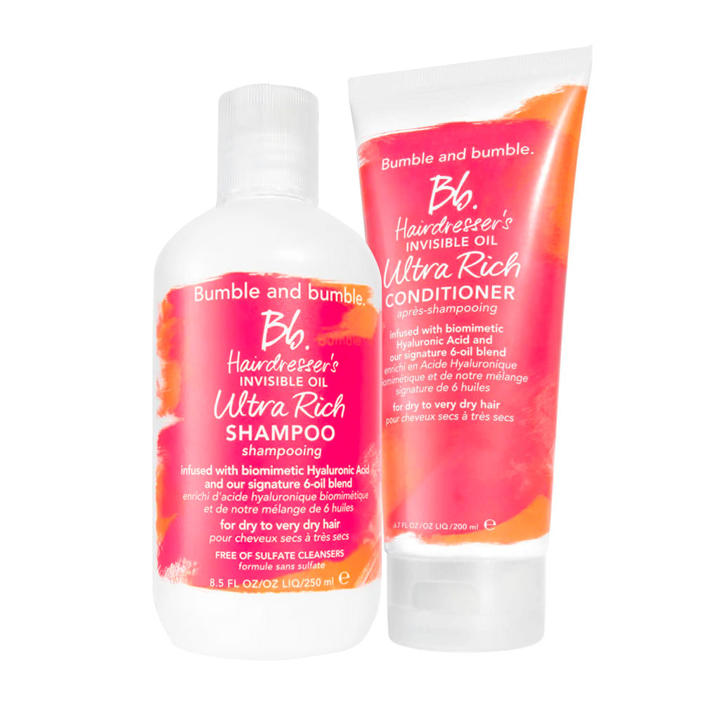 Bumble And Bumble Bb. Invisible Oil Ultra Rich Shampoo250ml Conditioner200ml