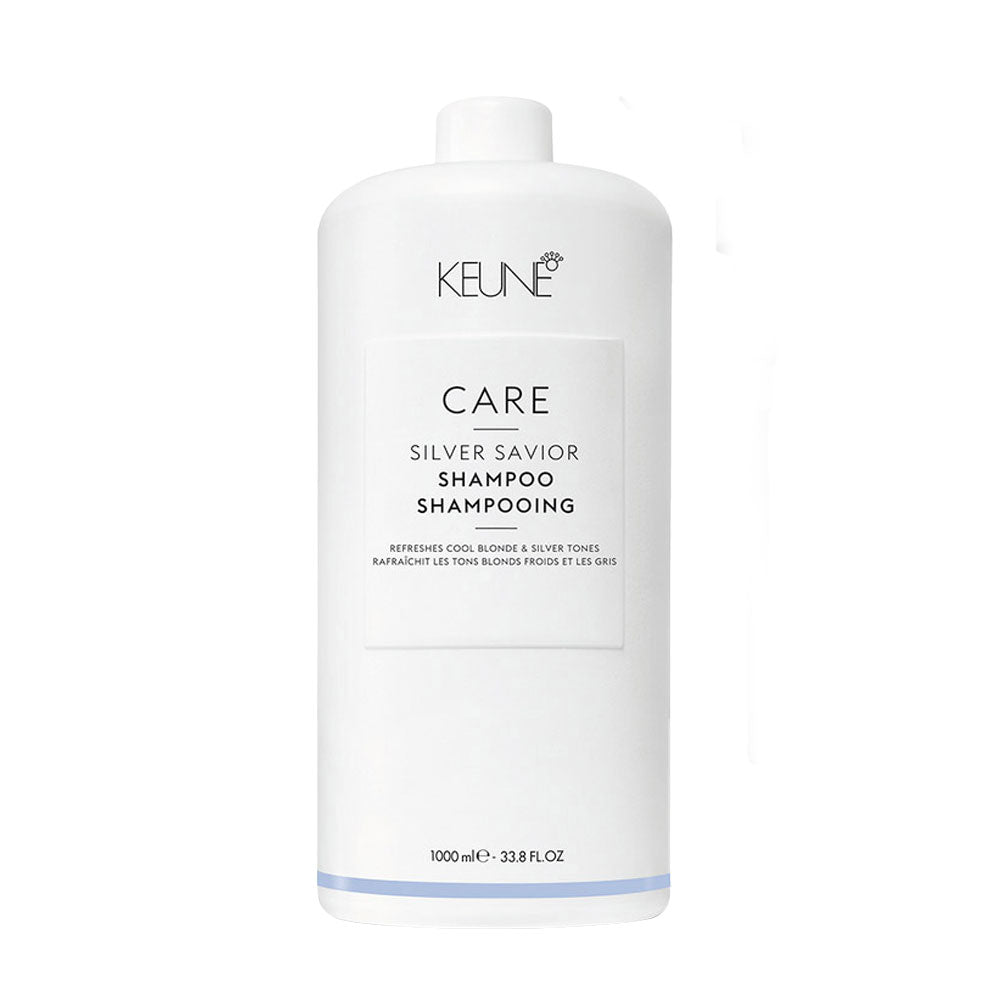 Keune Care line Silver Savior Shampoo 1000ml - shampoo antigiallo