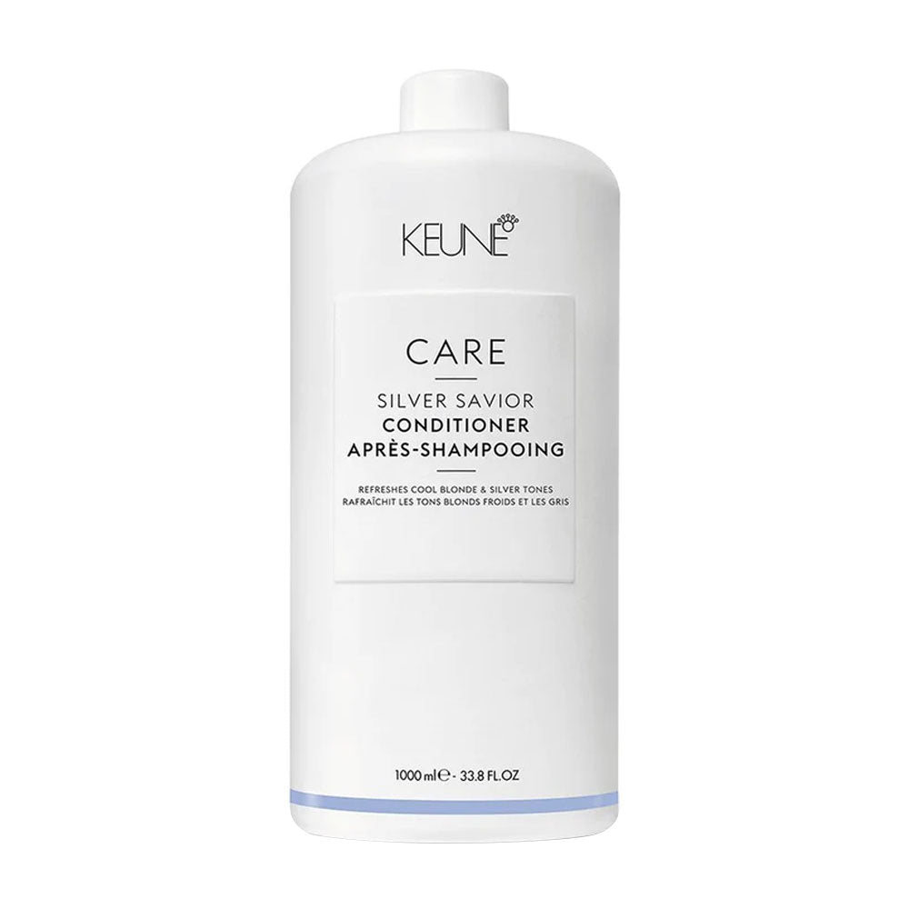 Keune Care line Silver Savior Conditioner 1000ml - balsamo antigiallo per capelli biondi