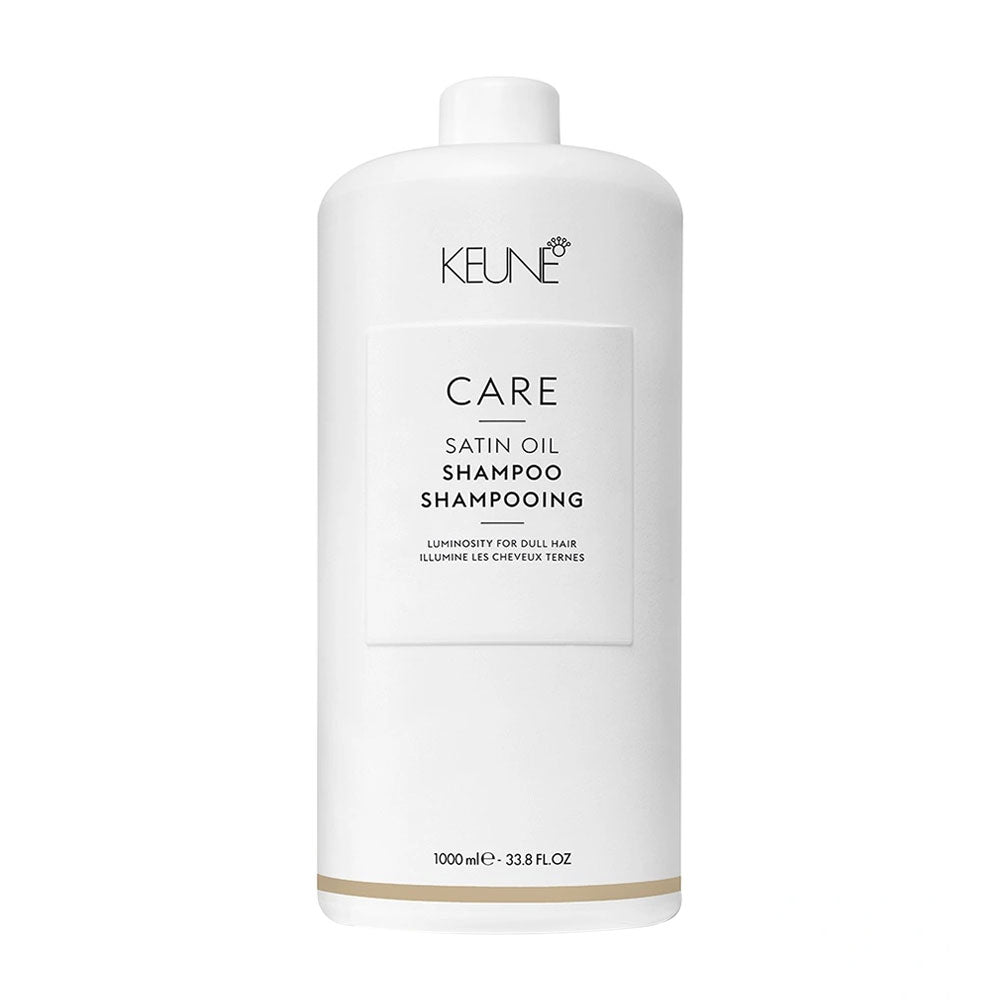 Keune Care line Satin oil Shampoo 1000ml Shampoo Illuminante Per Capelli Secchi