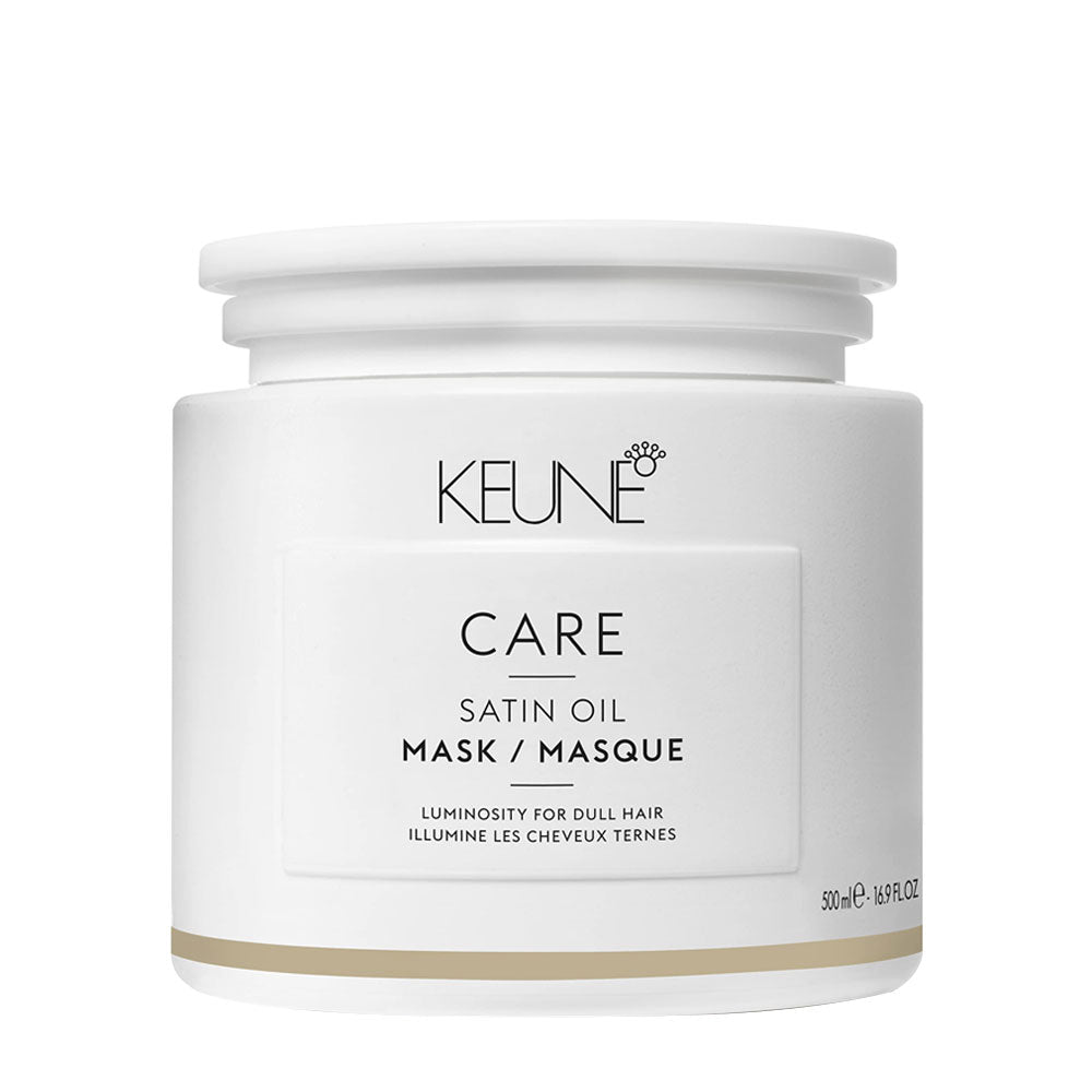 Keune Care Line Satin Oil Mask 500ml Maschera Illuminante Per Capelli Spenti