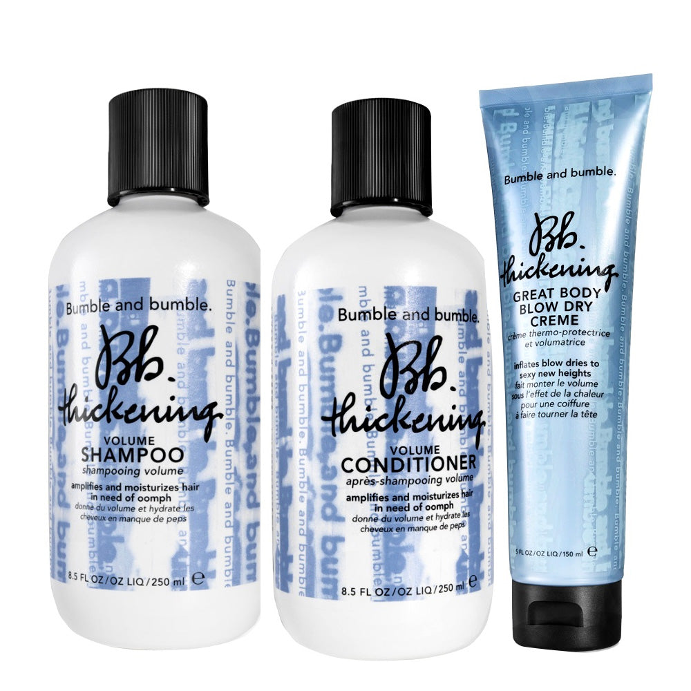 Bumble and bumble. Bb. Thickening Shampoo250ml Conditioner250ml Blow Dry150ml