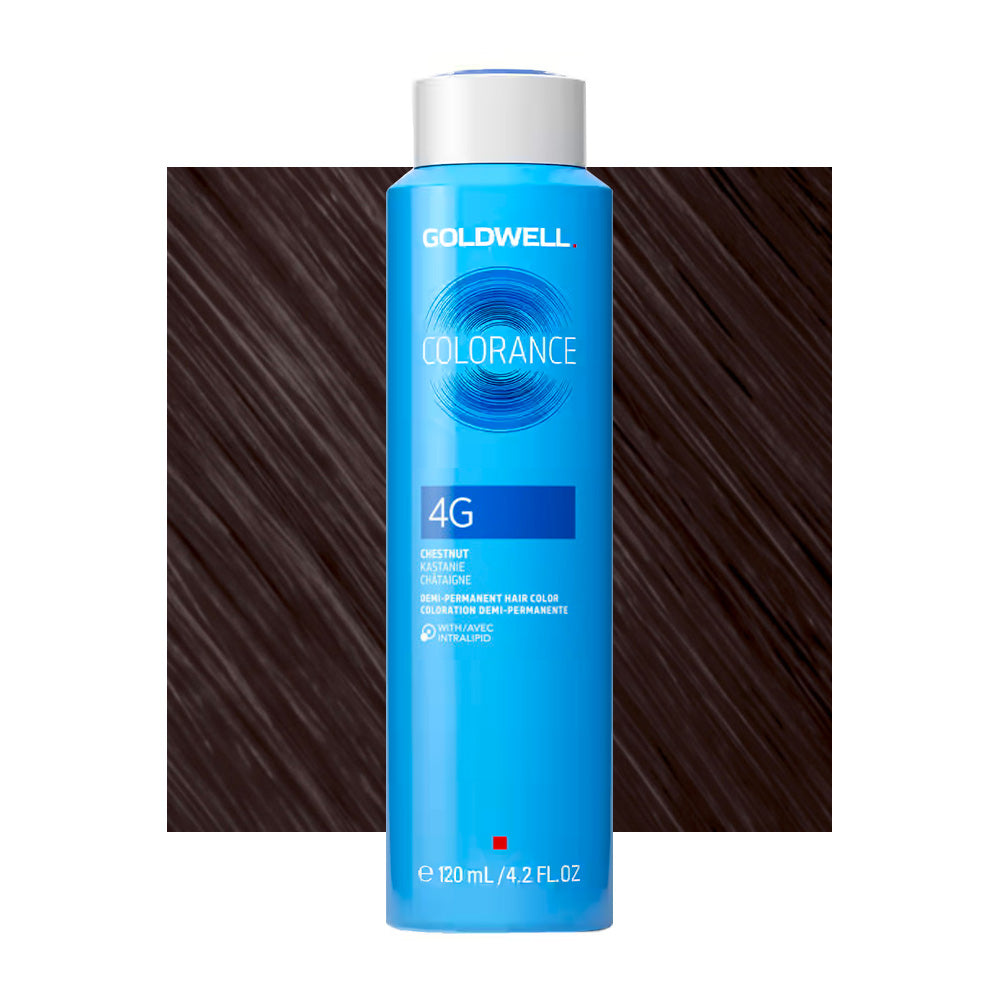 4G Castano medio castagno Goldwell Colorance Warm browns can 120ml