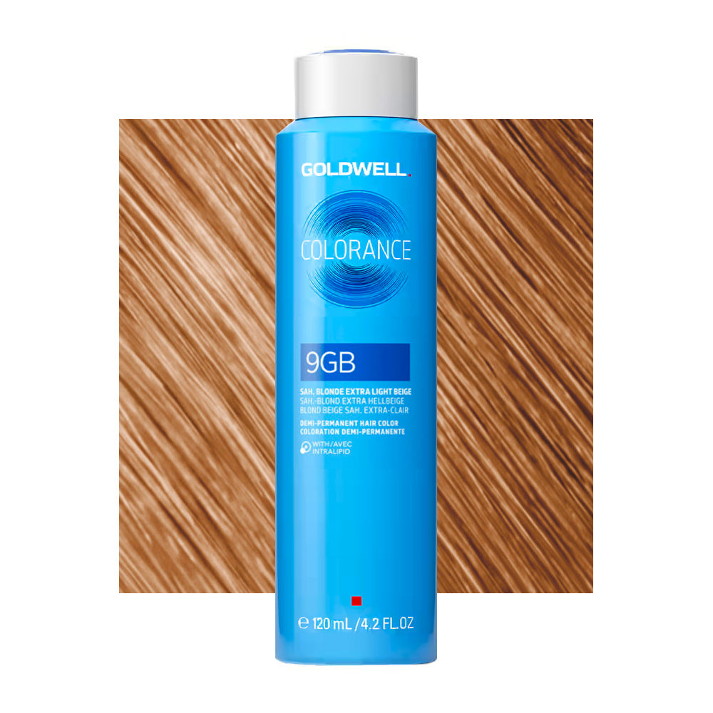 9GB Biondo beige sahara chiarissimo Goldwell Colorance Warm blondes can 120ml