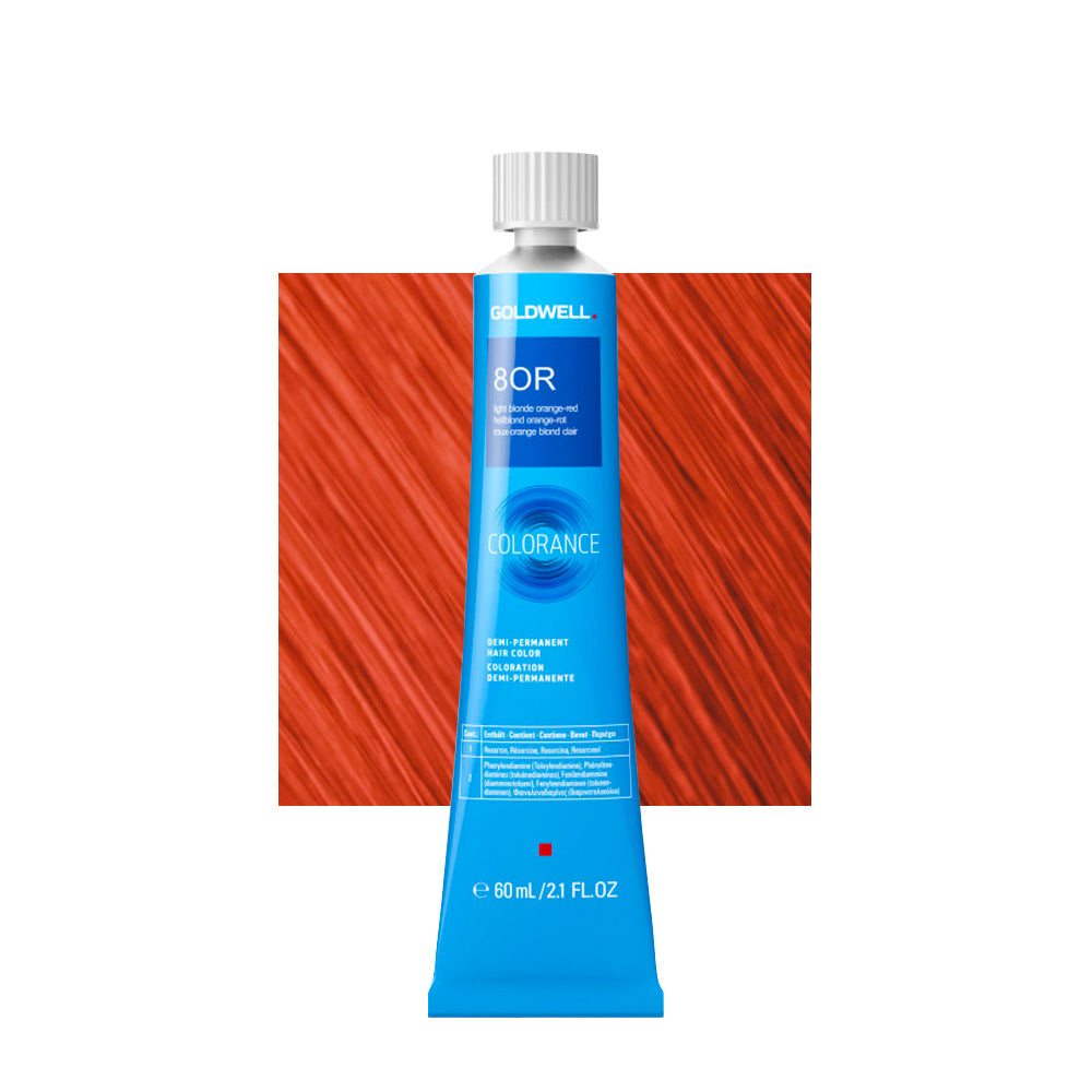 8OR Biondo chiaro arancio rosso Goldwell Colorance Warm reds tb 60ml