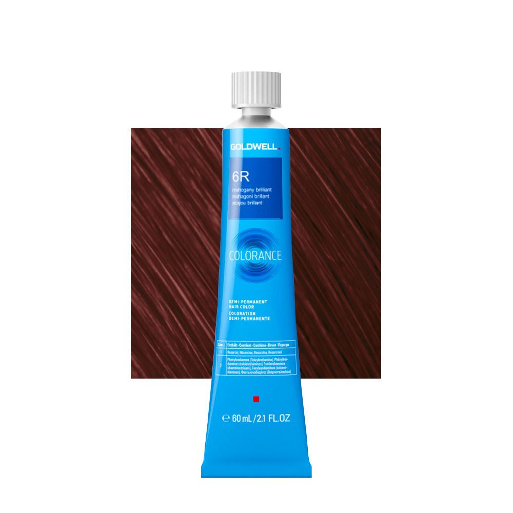 6R Mogano brillante Goldwell Colorance Cool reds tb 60ml