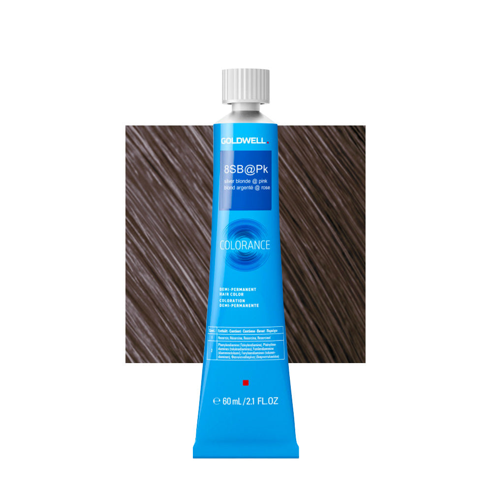 8SB@Pk Biondo argento illuminato rosa Goldwell Colorance tb 60ml