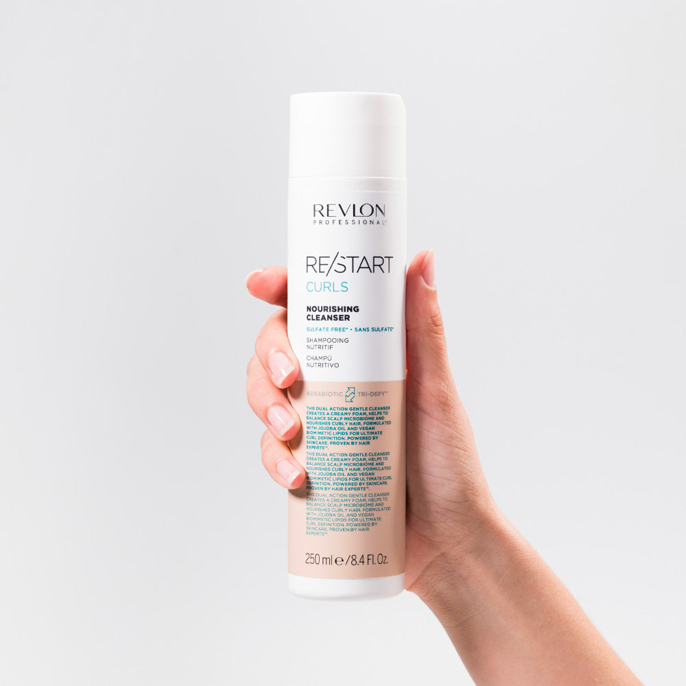 Revlon Restart Curly Nourishing Cleanser 250ml - shampoo per capelli ricci