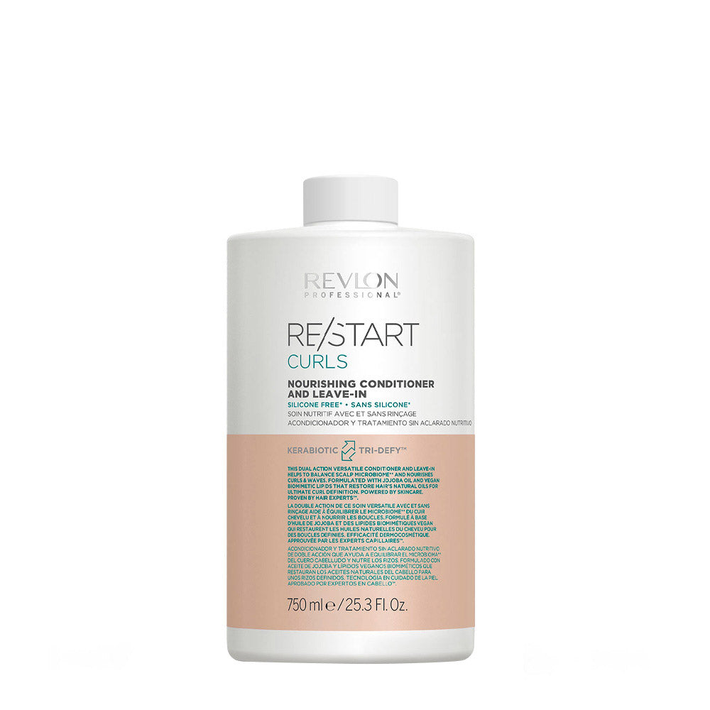Revlon Restart Nourishing Conditioner Leave In 750ml - balsamo per capelli ricci
