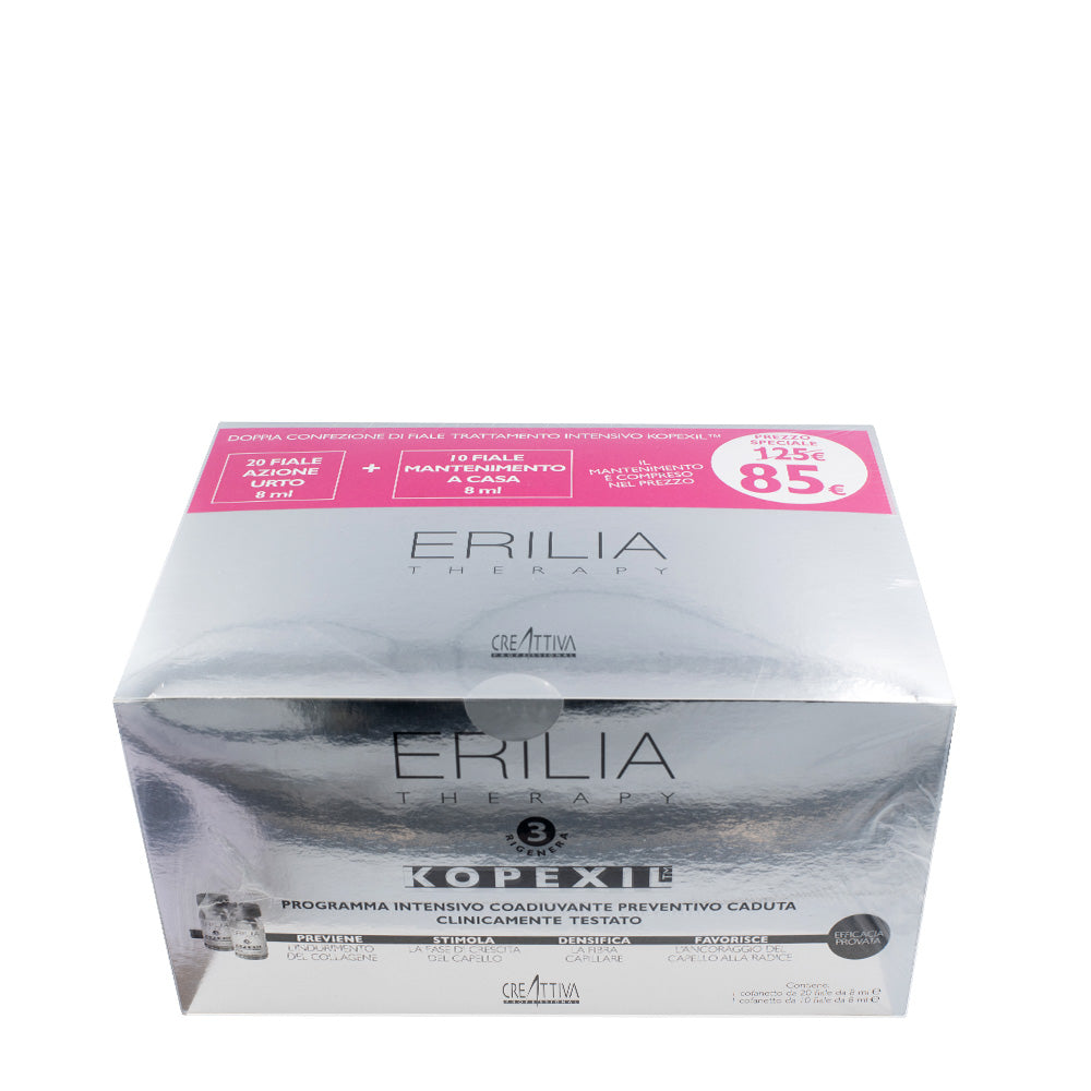 Creattiva Erilia Kopexil Cofanetto Fiale Anticaduta 20x8ml + 10x8ml