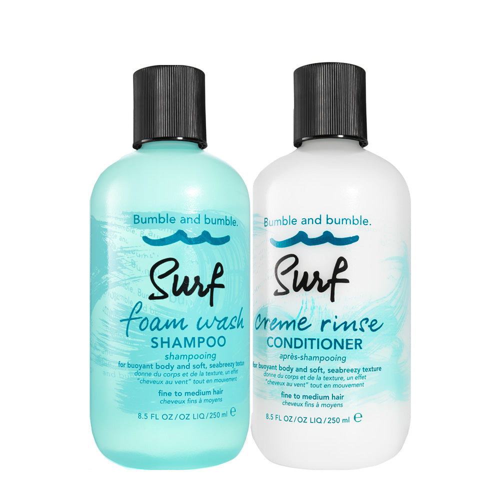 Bumble and bumble. Surf Foam Wash Shampoo 250ml Creme Rinse Conditioner250ml