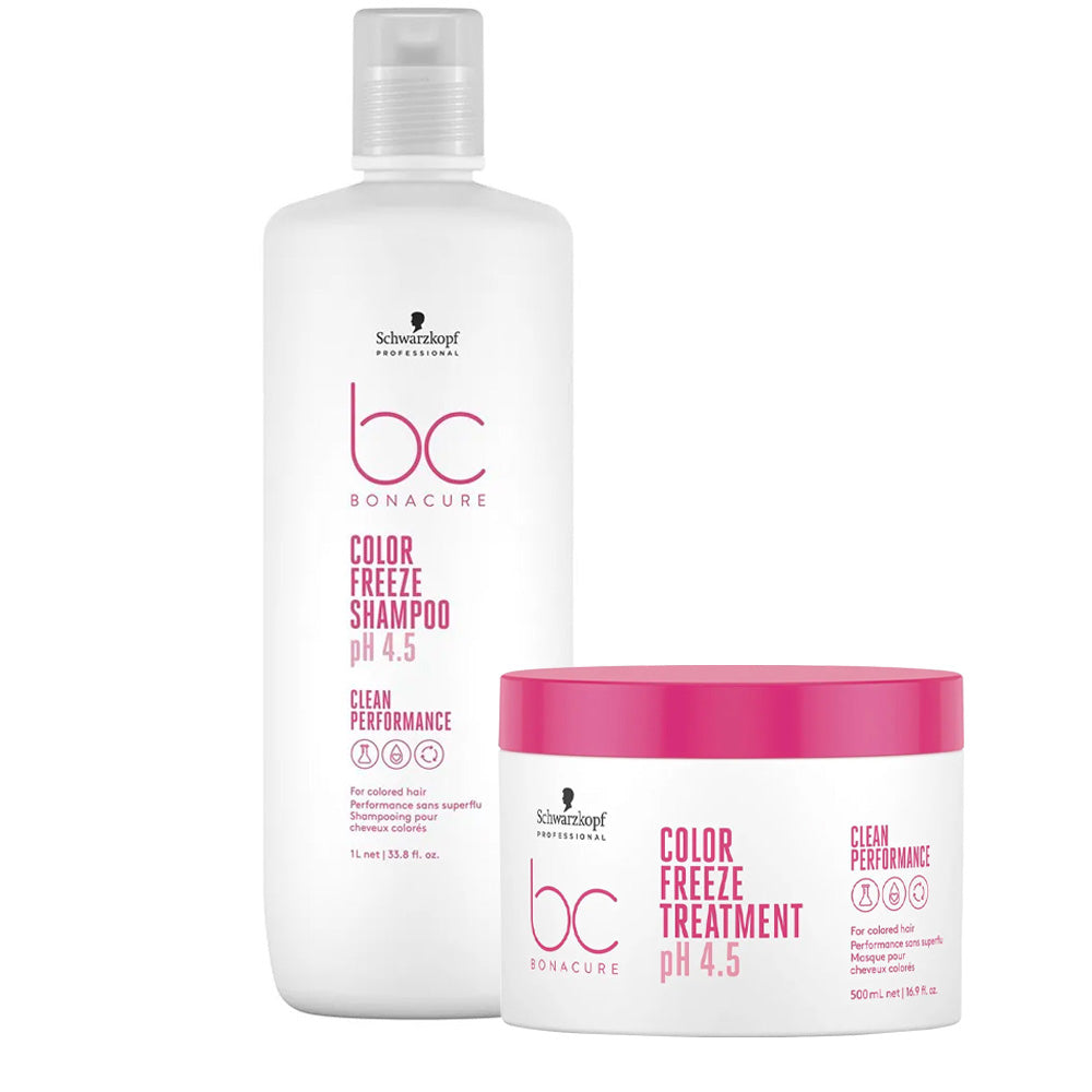 Schwarzkopf BC Bonacure Color Freeze Shampoo pH 4.5 1000ml Treatment 500ml