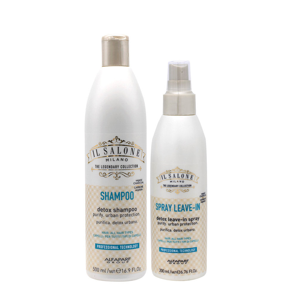 Alfaparf Milano Il Salone Detox Shampoo 500ml  Leave In Spray 200ml