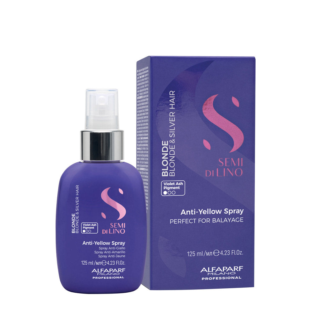 Alfaparf Milano Semi di Lino Blonde Anti-Yellow Spray 125ml - spray anti-giallo