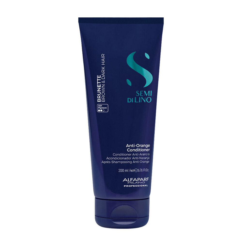 Alfaparf Milano Semi di Lino Brunette Anti-Orange Conditioner 200ml - balsamo