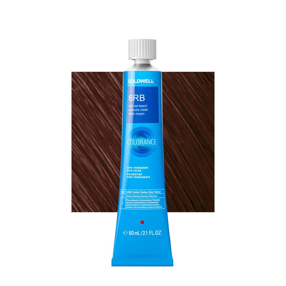 6RB Faggio rosso medio Goldwell Colorance Warm browns tb 60ml