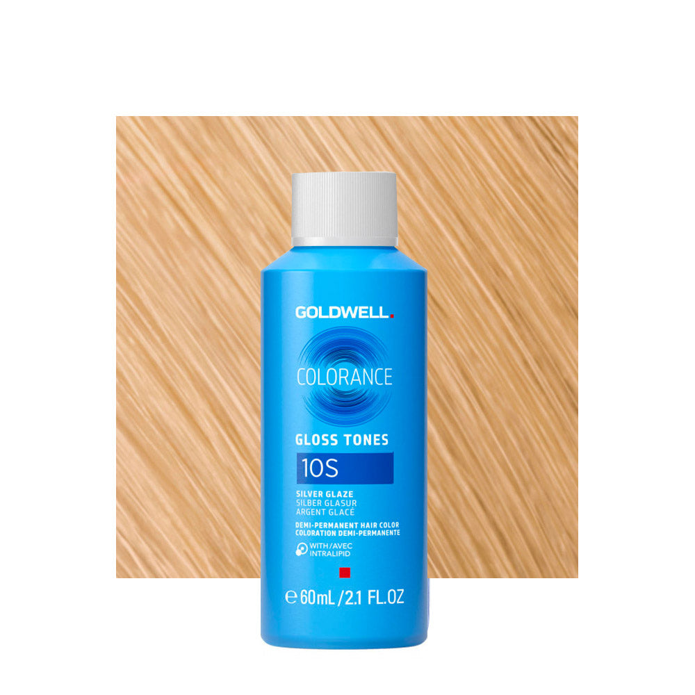 10S Goldwell Colorance Gloss Tones Cool Blonde Silver Glaze 60ml