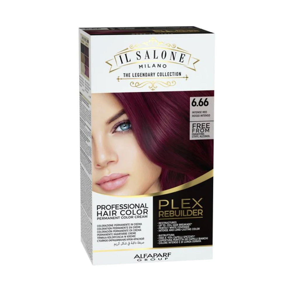 Alfaparf Milano Il Salone Plex Rebuilder Color Kit 6.66 Rosso Intenso