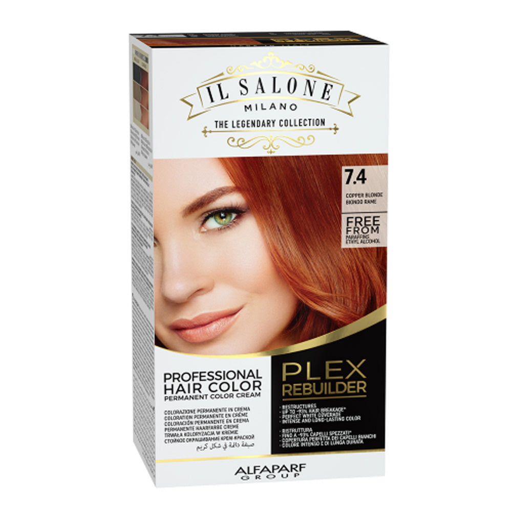 Alfaparf Milano Il Salone Plex Rebuilder Color Kit 7.4 Biondo Rame