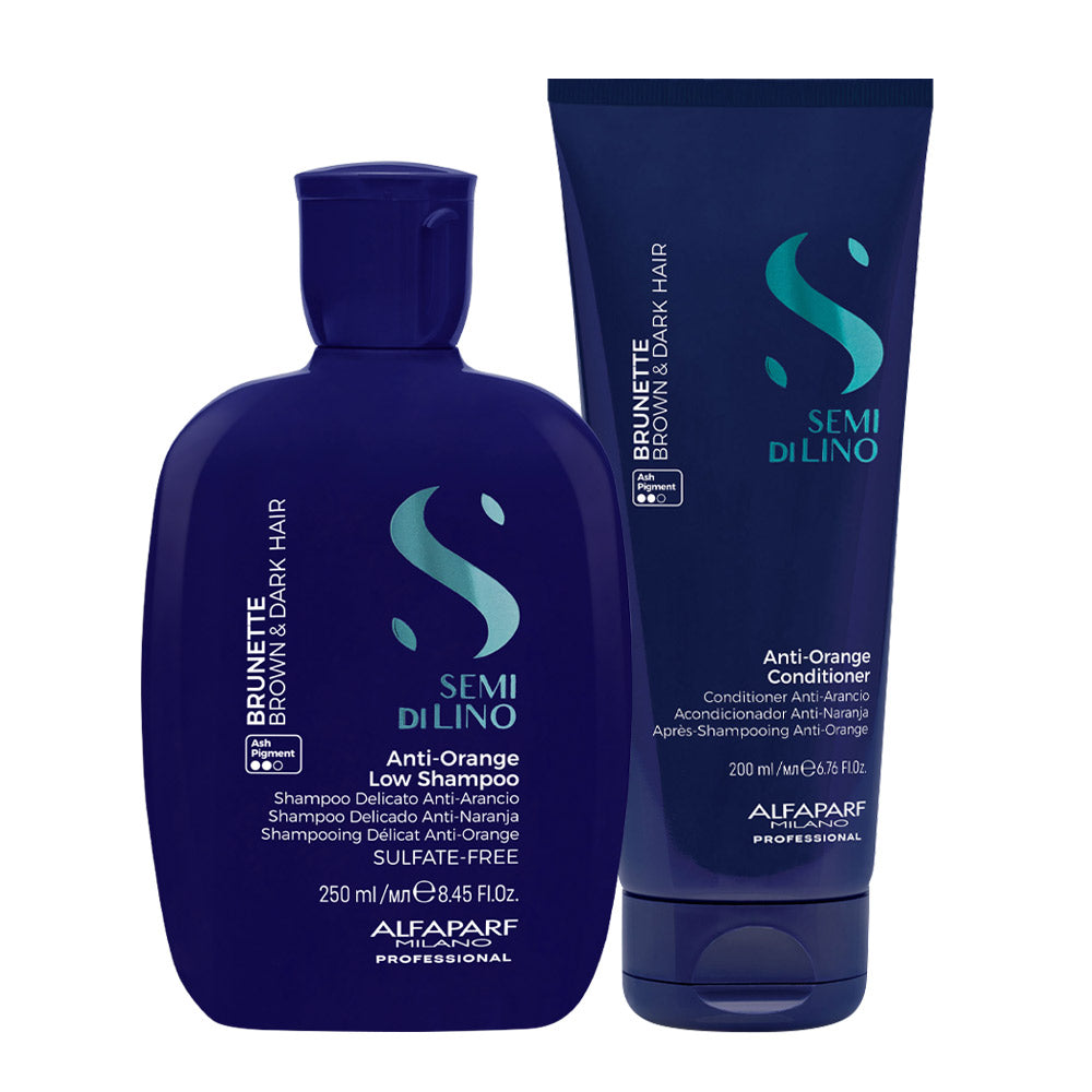Alfaparf Milano Semi di Lino Brunette Set Anti-Orange