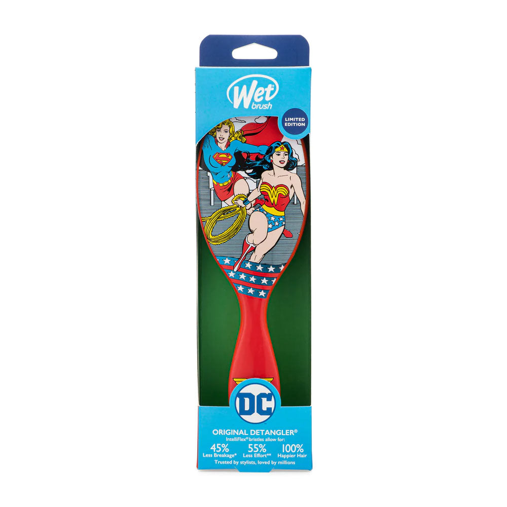 Wetbrush Pro Detangler Disney DC Comics Supergirl and Wonderwomen  - spazzola