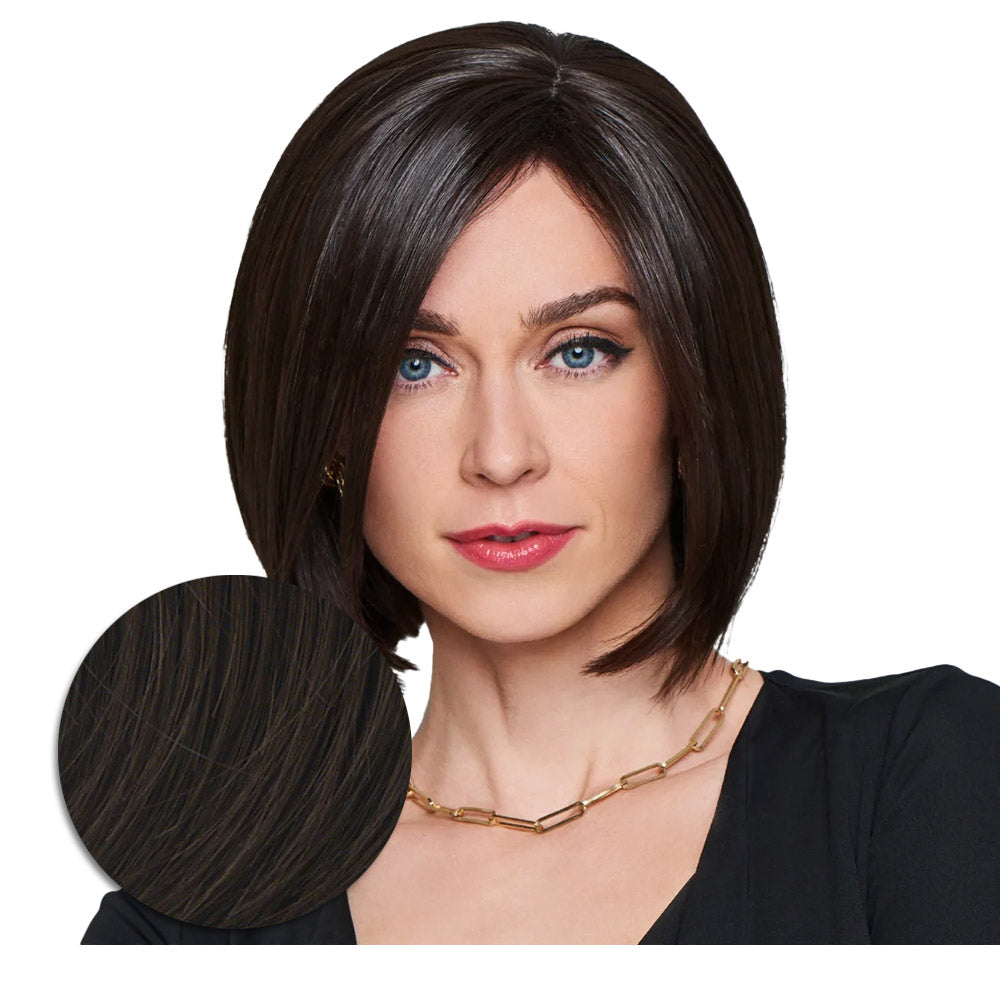 Hairdo Topper Top It Off R6 Castano Medio - toupet con clip removibili
