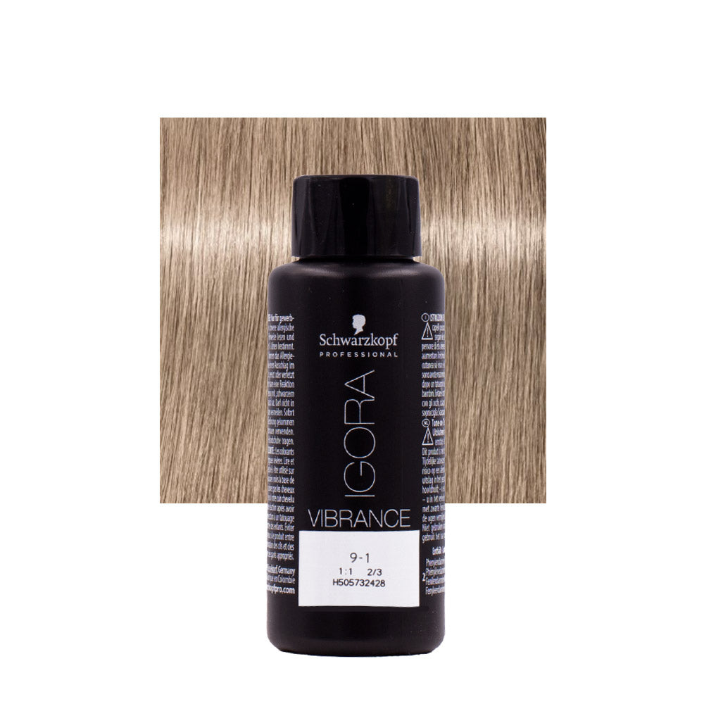 Schwarzkopf Igora Vibrance 9-1 Biondo Chiarissimo Cendrè 60ml
