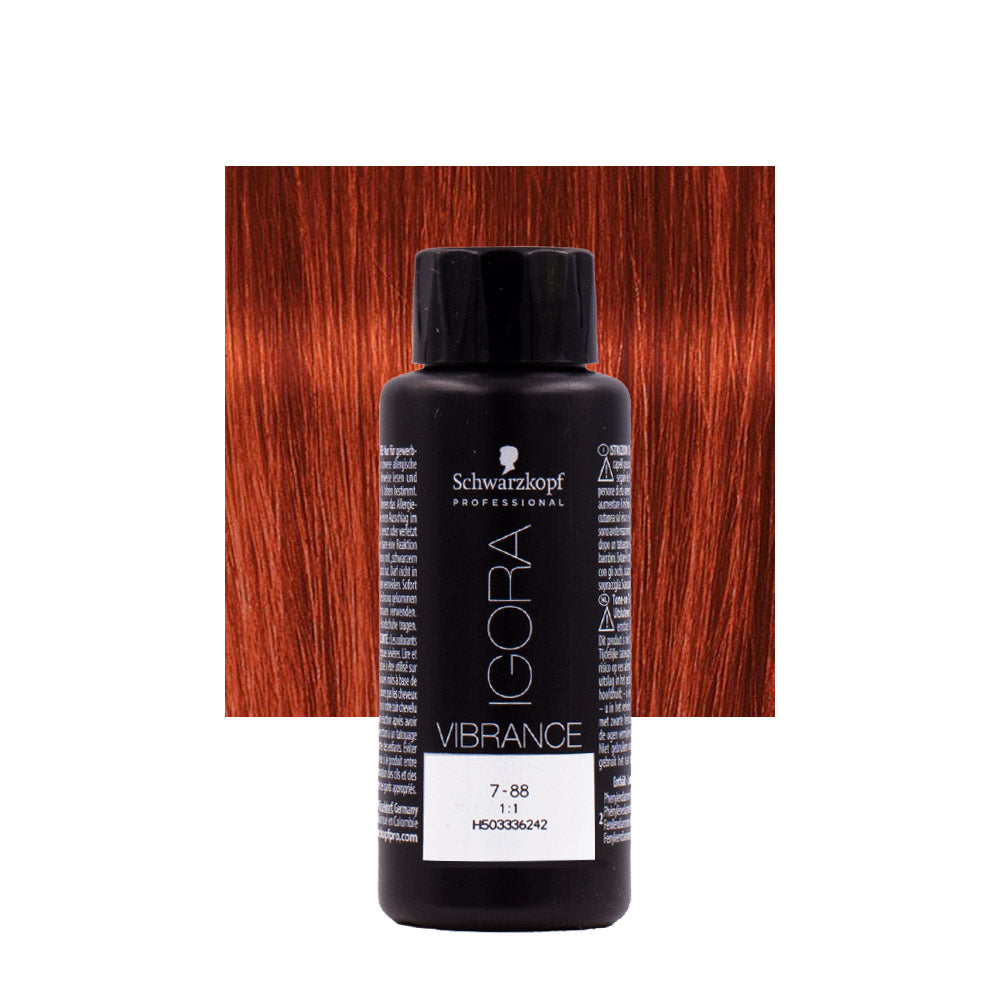 Schwarzkopf Igora Vibrance 7-88 Biondo Medio Rosso Extra 60ml