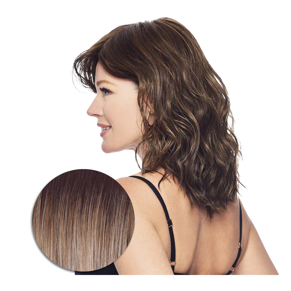 Hairdo Courtside Waves RL19/23SS Biondo Chiaro Cenere con Radice Castana