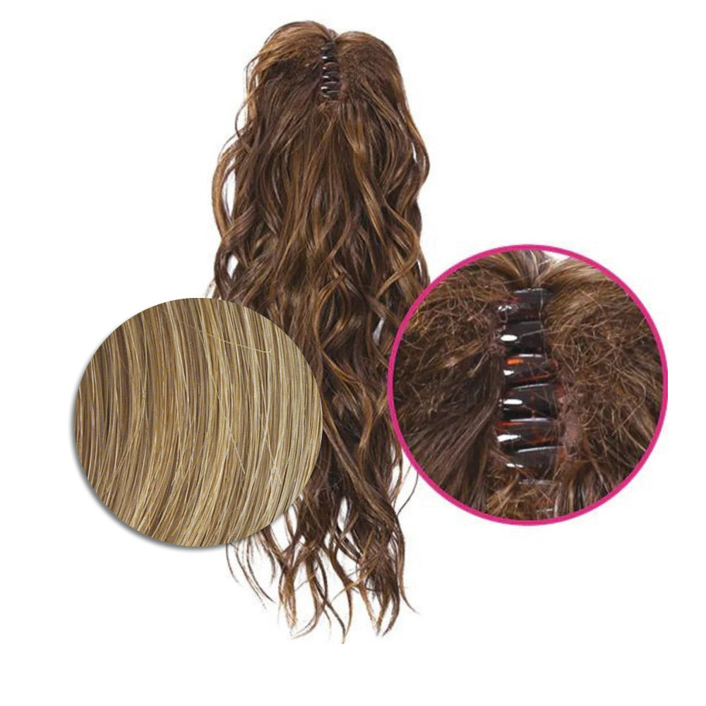 Hairdo Coda con Onde con Mollettone R14/25  Biondo Caldo 46cm