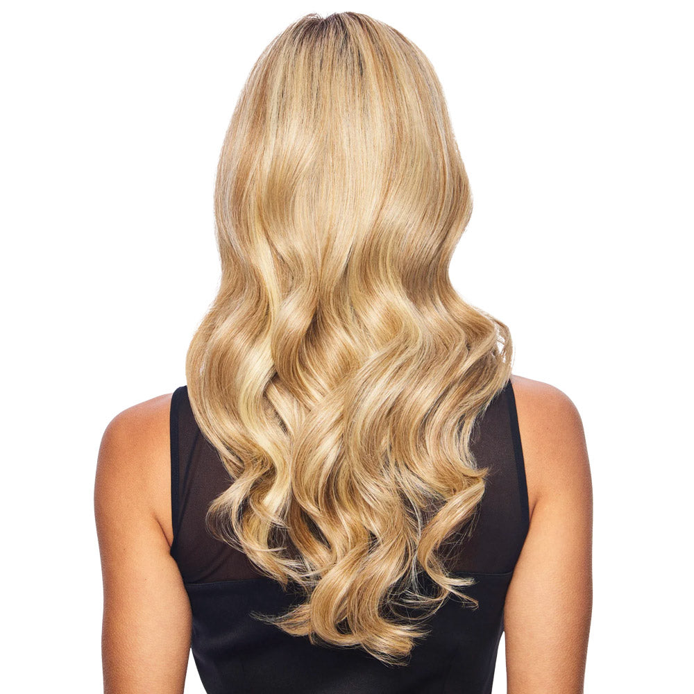 Hairdo Wave Daze SS14/25 Biondo Caldo Con Radice Castana - parrucca taglio lungo