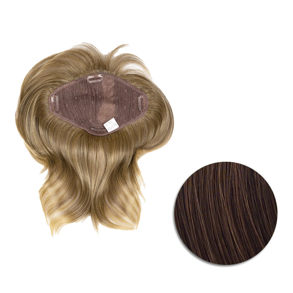 Hairdo Topper Stylish Wave R6/30H Castano Medio Ramato - toupet con onde