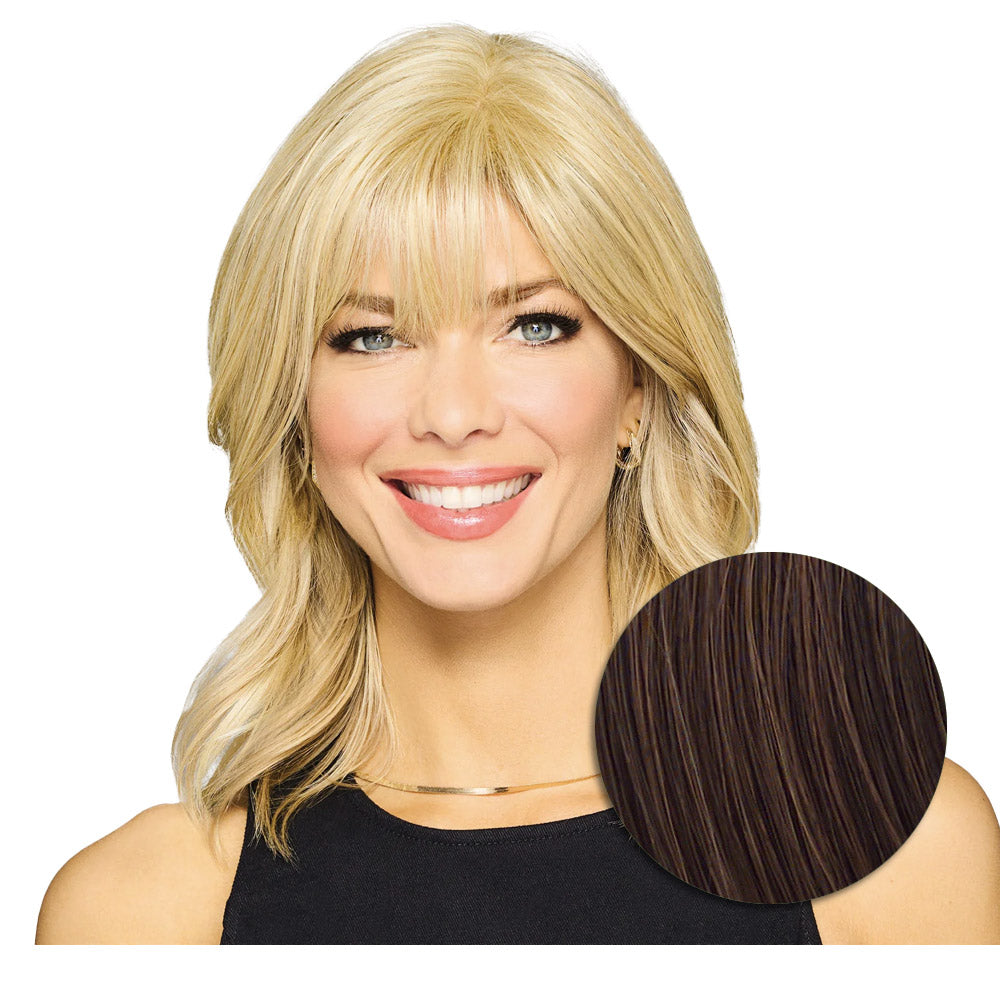 Hairdo Topper Stylish Wave R6/30H Castano Medio Ramato - toupet con onde