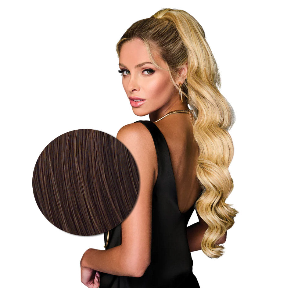Hairdo Coda Mossa con Clip R6/30H Castano Medio Ramato 69cm